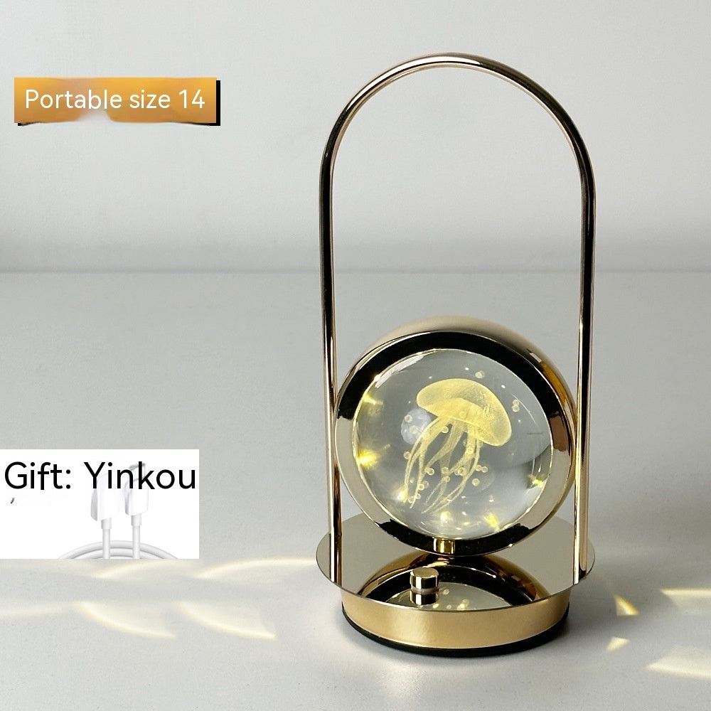 Metal Portable Ambience Light – Stylish Bedside Lamp for Cozy Home Decor
