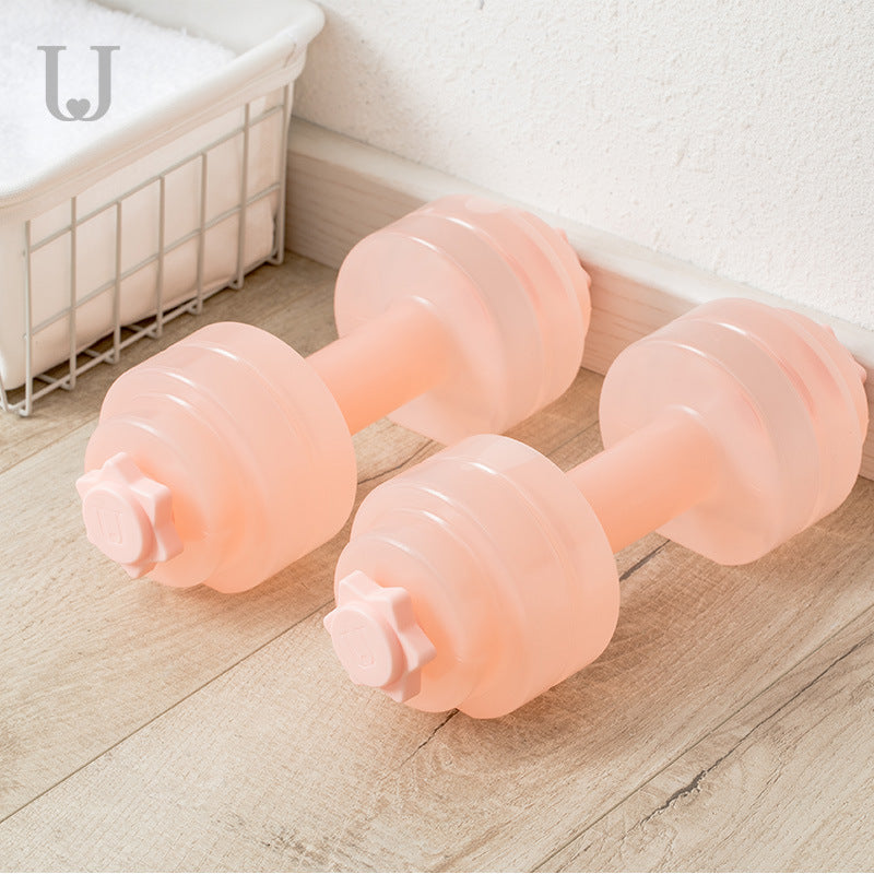 Adjustable Fitness Water Dumbbells – Portable Water-Filled Weights for Home & Travel Workouts