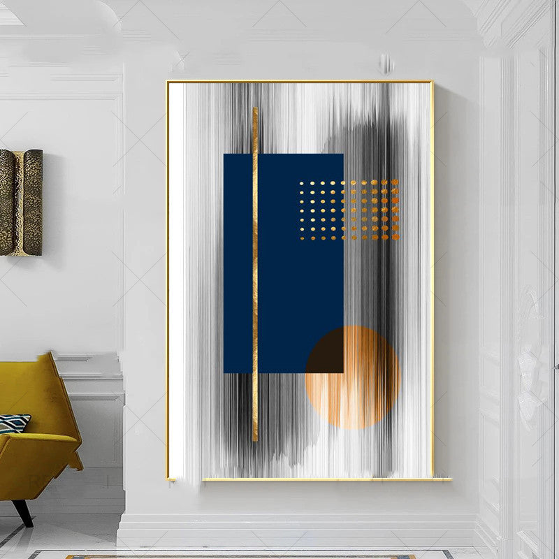 Modern Abstract Art Canvas Poster – Stylish Gallery Interior Decor