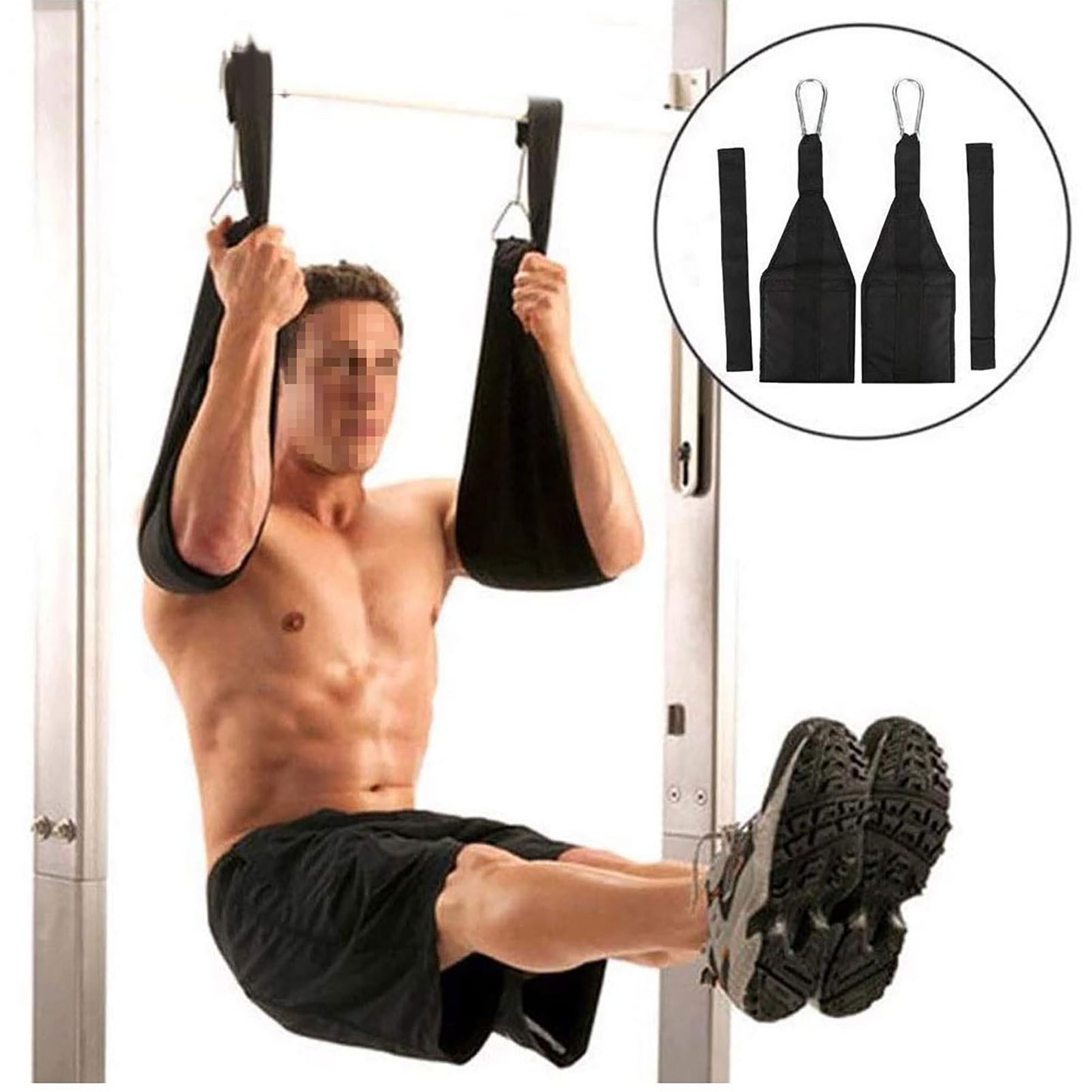 Sling AB Pull-Up Straps – Weight Lifting & Hanging Abdominal Workout Straps for Gym & Home
