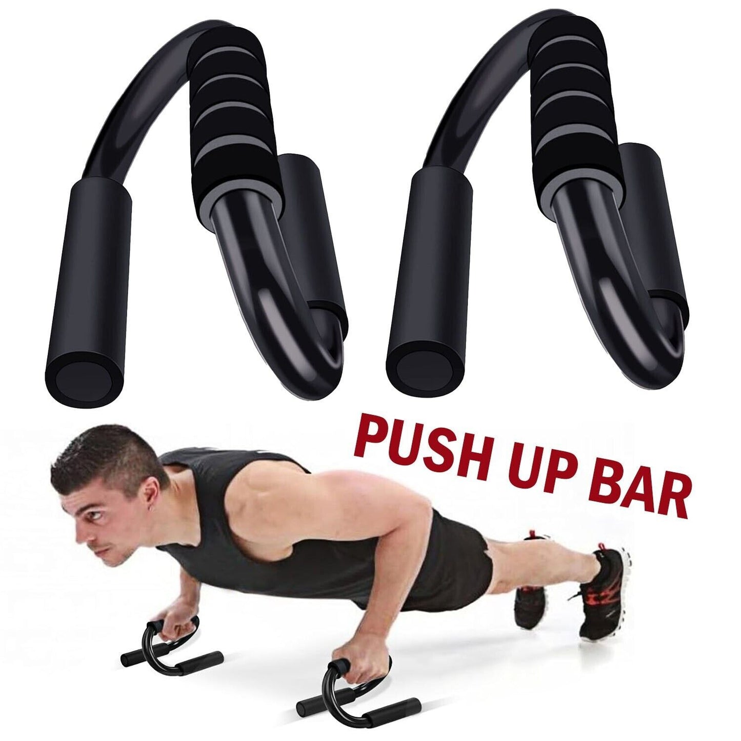 Body Sculpted Push-Up Bars – Ergonomic Press Handles for Strength & Fitness Training