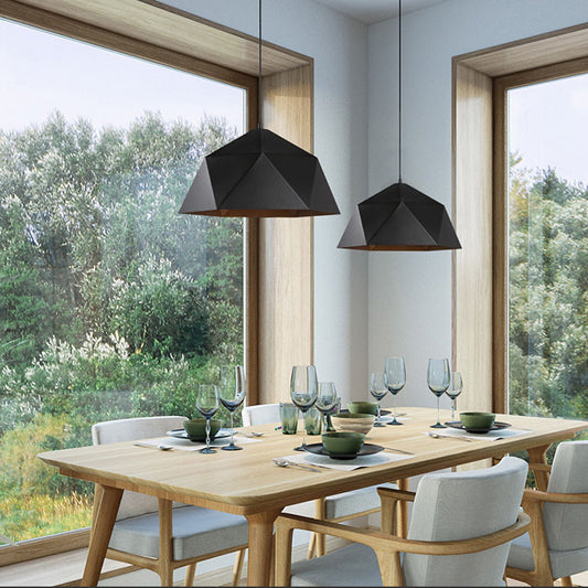 Colorful Geometric Hanging Lamps – Modern Creative Pendant Lights for Home & Décor