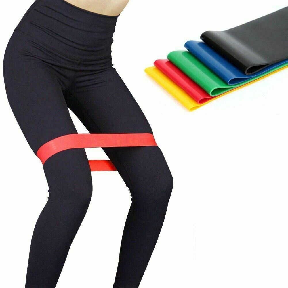 Resistance Bands Loop Set (5-Pack) – Exercise Bands for CrossFit, Yoga, & Strength Training