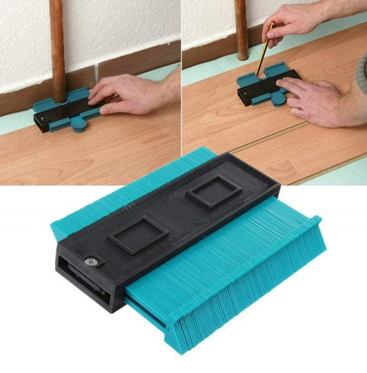 Radial Ruler Contour Gauge – Precise Profile Measuring Tool for Accurate Cuts