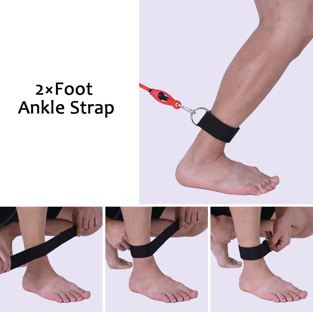 10pcs Resistance Band Set – Anti-Snap Exercise Tubes & Latex Bands for Fitness Training