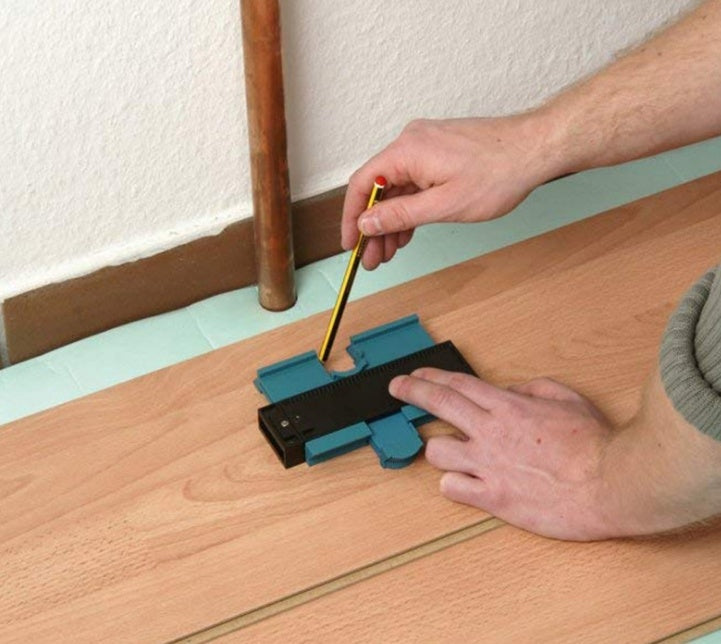 Radial Ruler Contour Gauge – Precise Profile Measuring Tool for Accurate Cuts