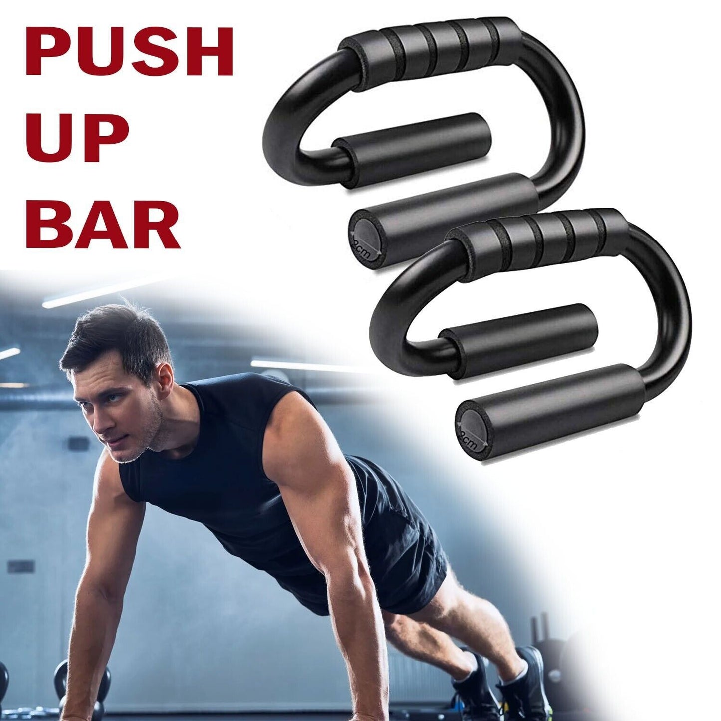 Body Sculpted Push-Up Bars – Ergonomic Press Handles for Strength & Fitness Training