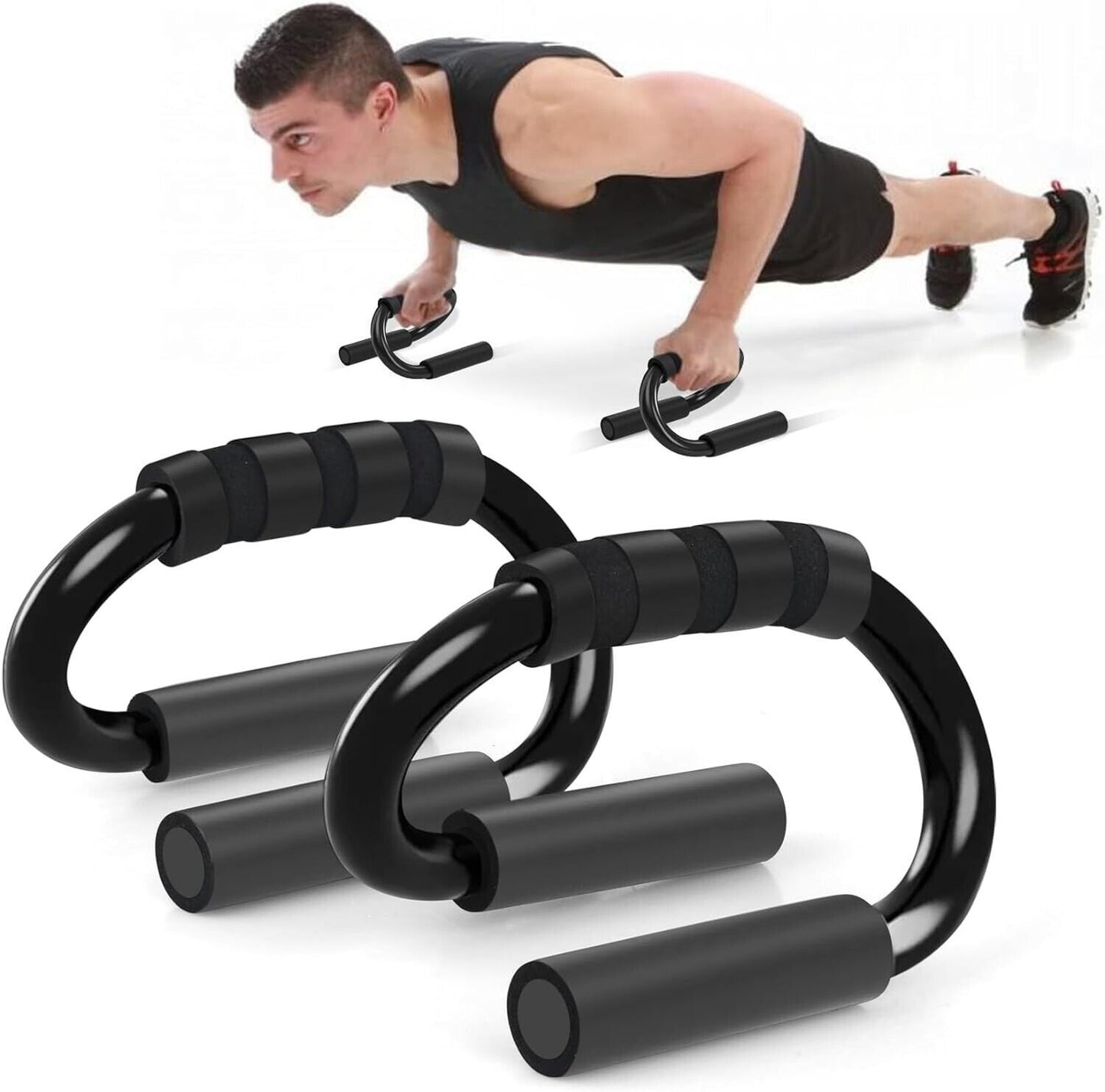 Body Sculpted Push-Up Bars – Ergonomic Press Handles for Strength & Fitness Training