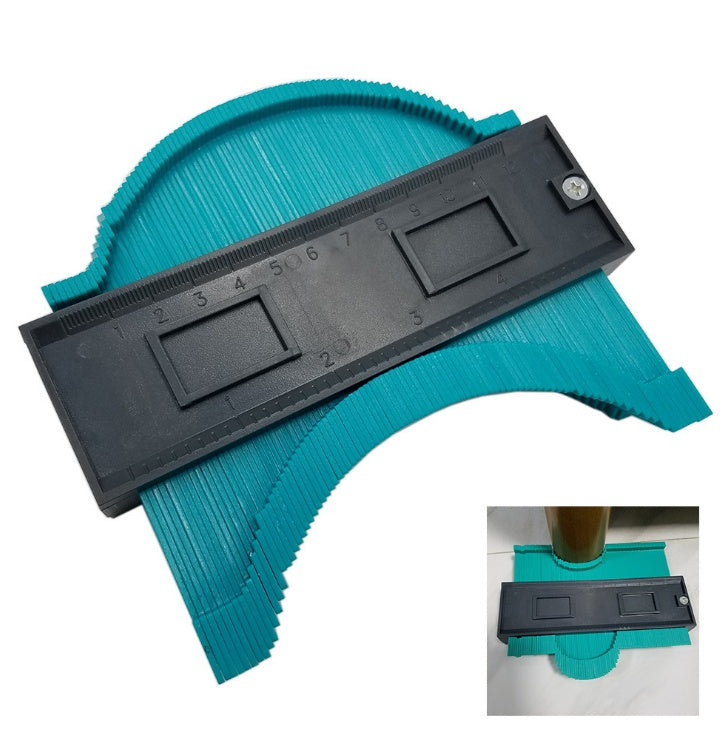 Radial Ruler Contour Gauge – Precise Profile Measuring Tool for Accurate Cuts
