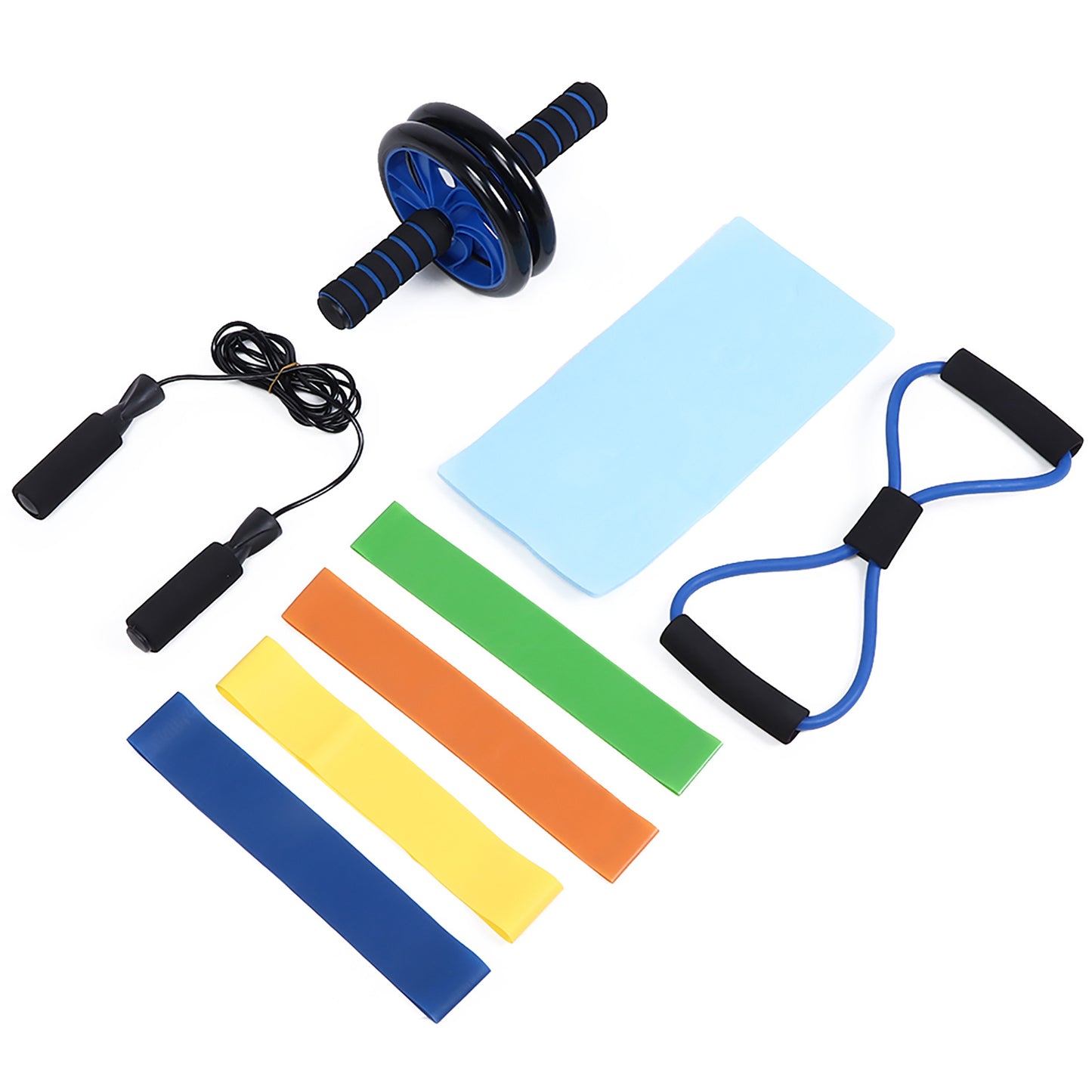 Abdominal Roller Wheel & Fitness Set – Complete Core & Strength Training Kit