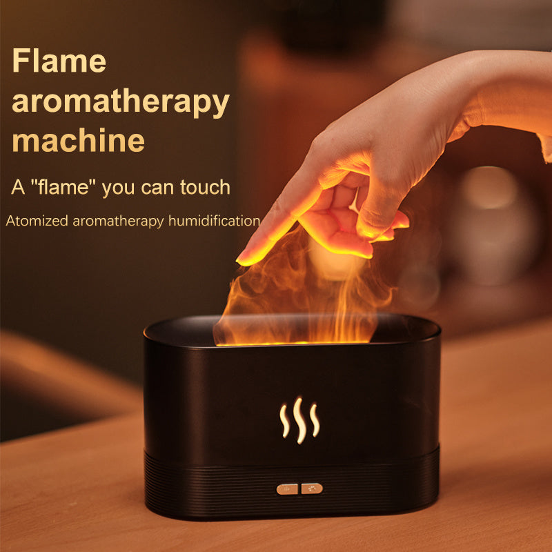 Fire Flame Humidifier & Aroma Diffuser – Ultrasonic Essential Oil Air Purifier