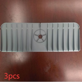 Silicone Faucet Absorbent Mat – Sink Splash Guard & Countertop Protector